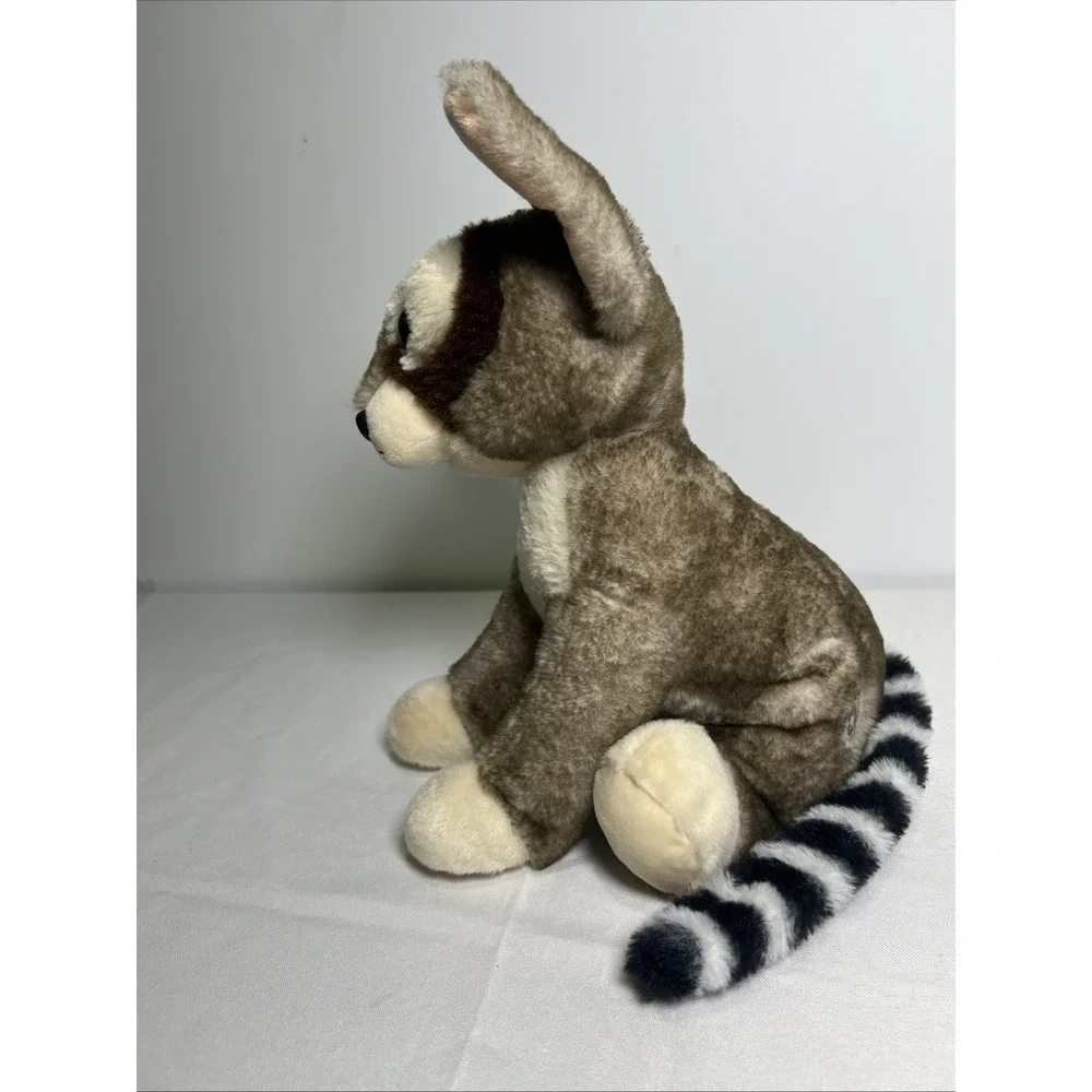 THE PETTING ZOO RECYCLED RING TAIL CAT PLUSH STUFFED ANIMAL